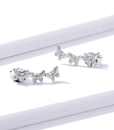 Сребърни обеци „Полет на душата“