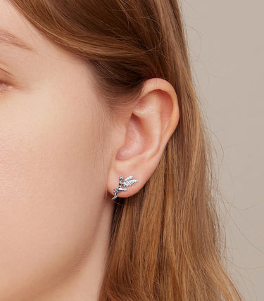 Сребърни обеци „Приказно красива“