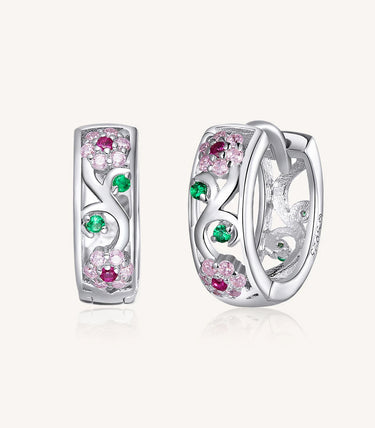 Сребърни обеци „Пролетно ухание“