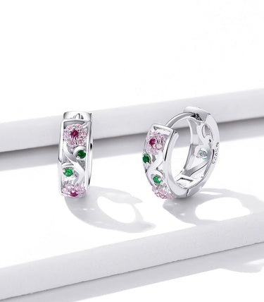 Сребърни обеци „Пролетно ухание“