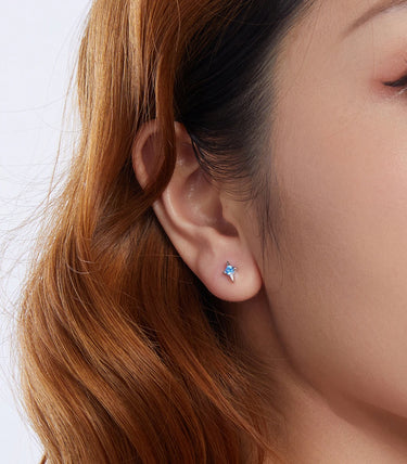 Сребърни обеци "Риби"