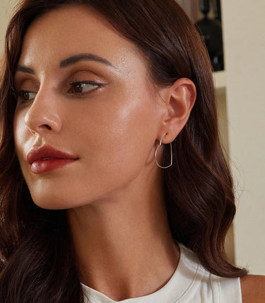 Сребърни обеци „С голямо сърце“