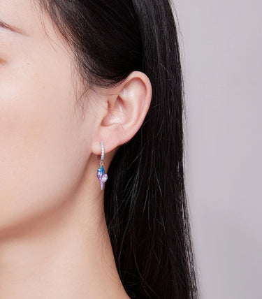 Сребърни обеци „Шепнещ спомен“