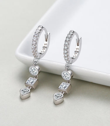 Сребърни обеци „Shine“