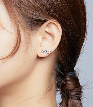 Сребърни обеци „Скъпоценен дар“