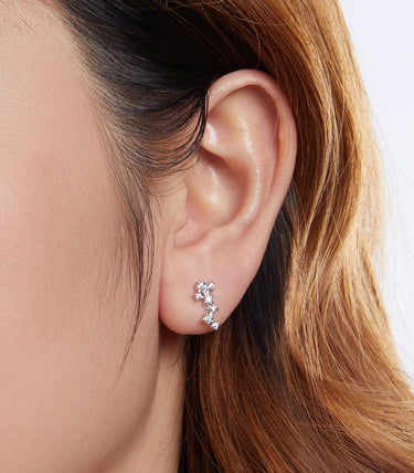 Сребърни обеци "Скорпион"