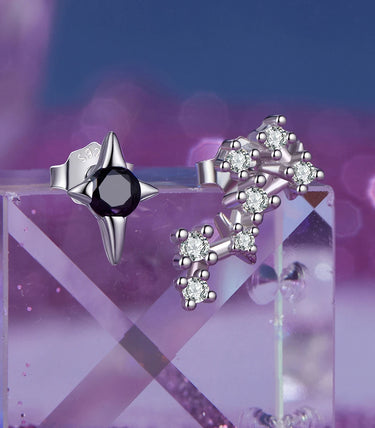 Сребърни обеци "Скорпион"