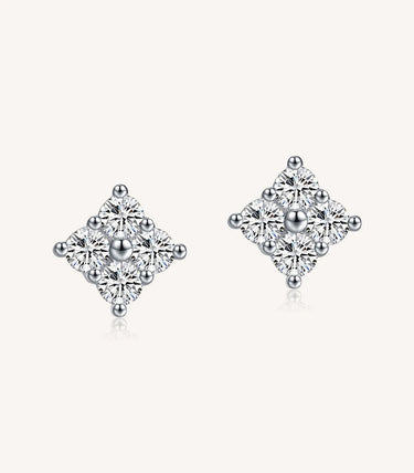 Сребърни обеци „Stella“