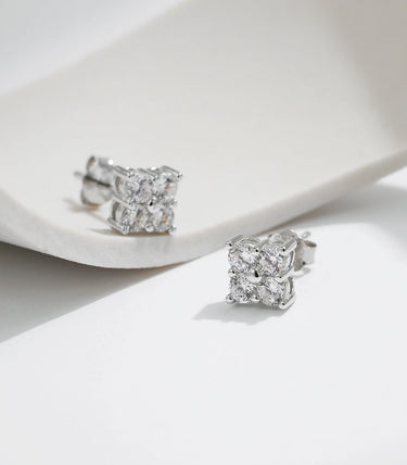 Сребърни обеци „Stella“