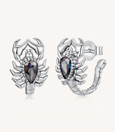 Сребърни обеци "Страстна и решителна"