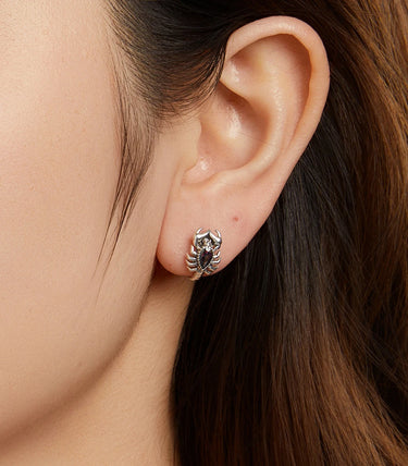 Сребърни обеци "Страстна и решителна"