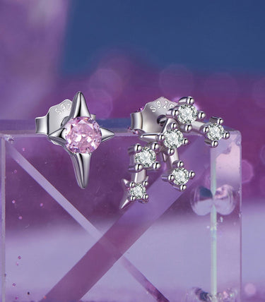 Сребърни обеци "Стрелец"