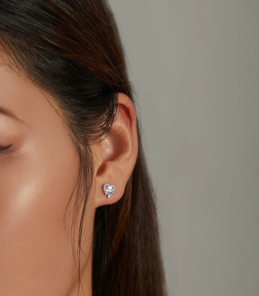 Сребърни обеци „Светлината в теб“