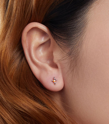 Сребърни обеци "Телец"