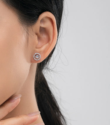 Сребърни обеци „Ти си Вселената!“