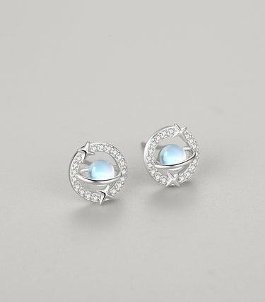 Сребърни обеци „Ти си Вселената!“