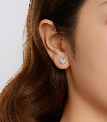 Сребърни обеци "Тихо присъствие"