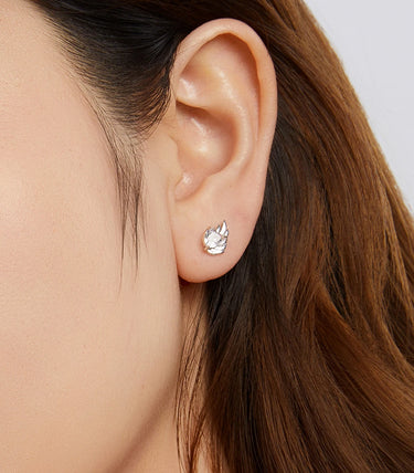 Сребърни обеци "Тихо присъствие"