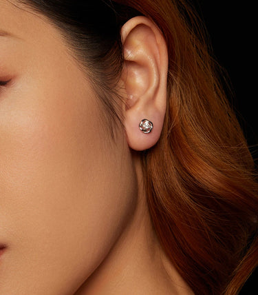 Сребърни обеци „Trivia“