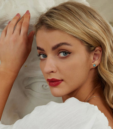 Сребърни обеци „Тропикана“