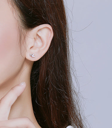 Сребърни обеци „Вълшебни пеперудки“