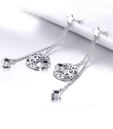 Сребърни обеци „Вълшебството жена“