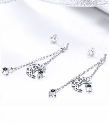 Сребърни обеци „Вълшебството жена“