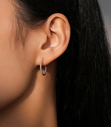 Сребърни обеци „Вечен блясък“