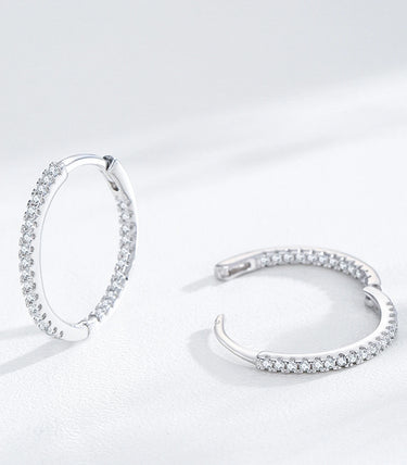 Сребърни обеци „Вечен блясък“