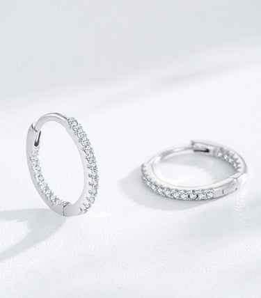 Сребърни обеци „Вечен блясък“