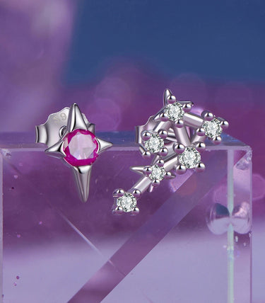 Сребърни обеци "Везни"