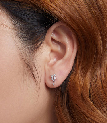 Сребърни обеци "Везни"