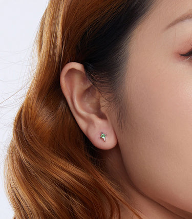 Сребърни обеци "Водолей"