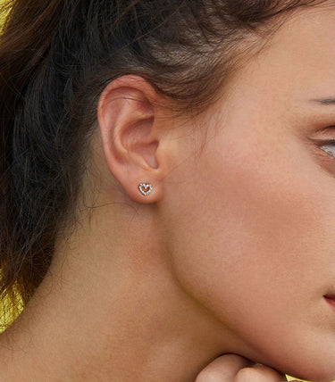 Сребърни обеци „Всичко е любов“