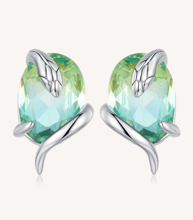 Сребърни обеци „Забраненият плод“