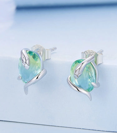 Сребърни обеци „Забраненият плод“