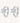 Сребърни халки със снежинка и сърцевиден камък от бижутерийно стъкло в центъра