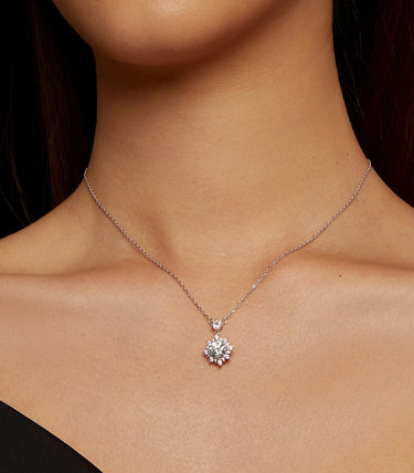 Сребърно колие "Celeste"