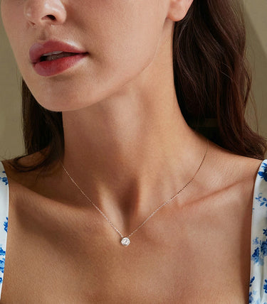 Сребърно колие "Estela"