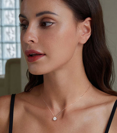 Сребърно колие "Estela"