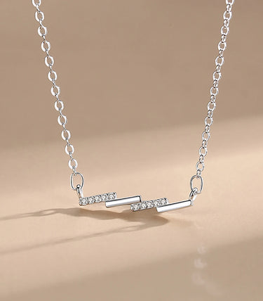 Сребърно колие "Flow"