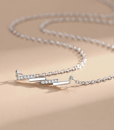 Сребърно колие "Flow"