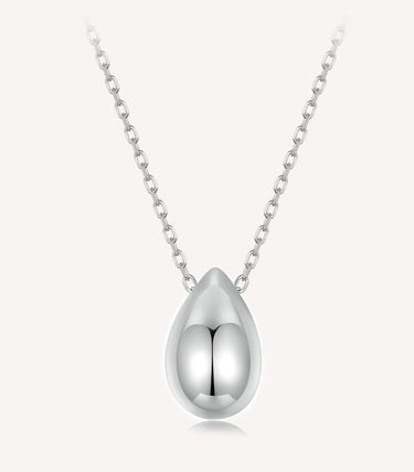 Сребърно колие "Капка нежност"