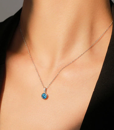 Сребърно колие "Lumina"