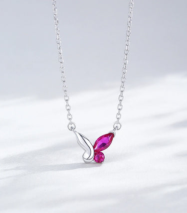 Сребърно колие "Нежнокрила"