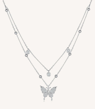 Сребърно колие "Окрилена"