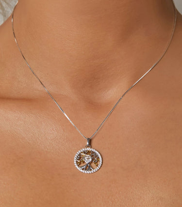 Сребърно колие "Отвори сърцето си"