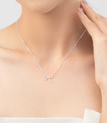 Сребърно колие "Подарявай добро!"