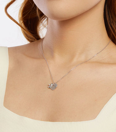 Сребърно колие "Разцъфти в любовта"