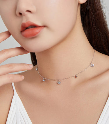 Сребърно колие „С полъх на море“